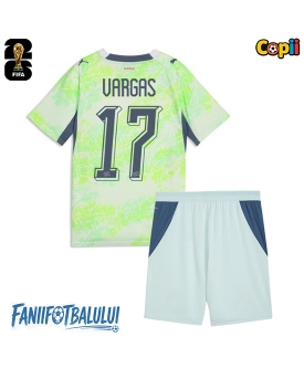 Elveția Ruben Vargas #17 Echipament de Fotbal Replică Mondial 2026 Copii Deplasare (+ Șorturi)
